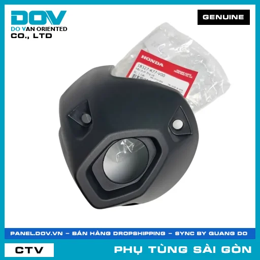 NẮP ĐUÔI ỐNG XẢ (PÔ) | HONDA PARTS CODE 18327K77V00 — 18327K77V00