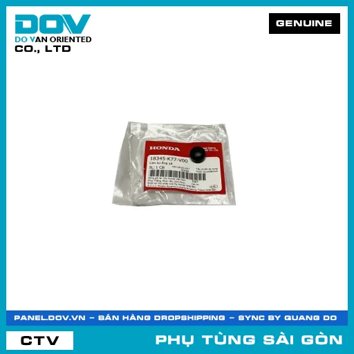 CAO SU ỐNG XẢ (PÔ) | HONDA PARTS CODE 18345K77V00 — 18345K77V00