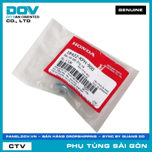 BẠC LÓT BẮT ỐNG XẢ (PÔ) | HONDA PARTS CODE 18422KPH900 — 18422KPH900