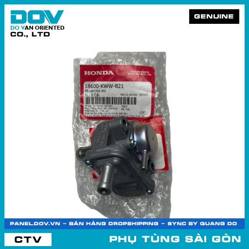 BỘ VAN HÚT GIÓ | HONDA PARTS CODE 18600KWWB21 — 18600KWWB21
