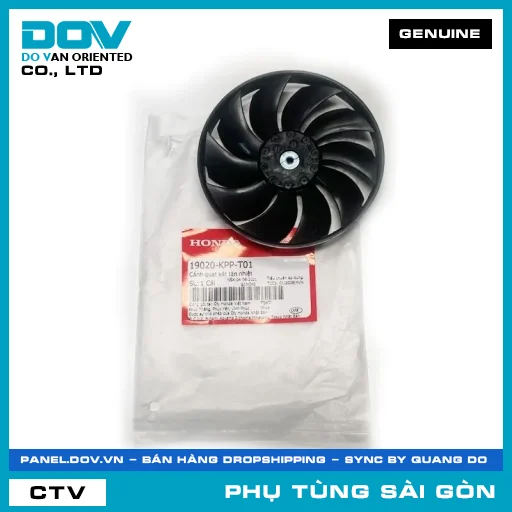 CÁNH QUẠT KÉT TẢN NHIỆT | HONDA PARTS CODE 19020KPPT01 — 19020KPPT01