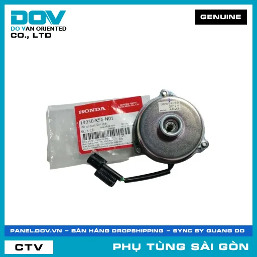 MÔ TƠ QUẠT LÀM MÁT | HONDA PARTS CODE 19030K56N01 — 19030K56N01