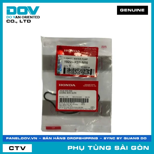 RON BƠM NƯỚC | HONDA PARTS CODE 19226K56N00 — 19226K56N00