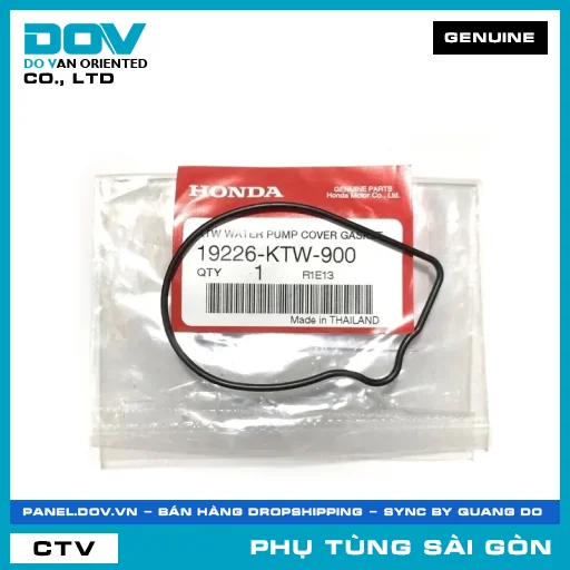 RON BƠM NƯỚC | HONDA PARTS CODE 19226KTW900 — 19226KTW900