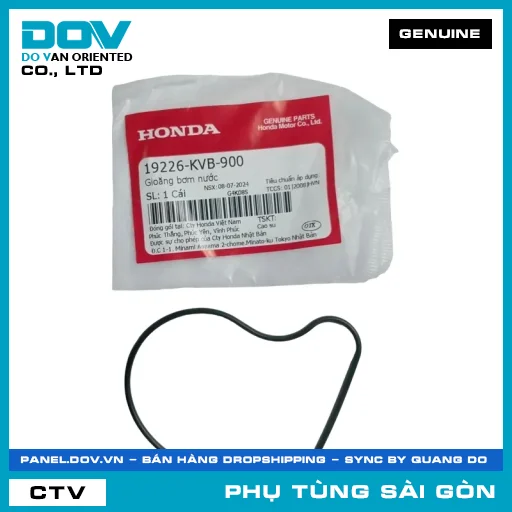 RON BƠM NƯỚC | HONDA PARTS CODE 19226KVB900 — 19226KVB900