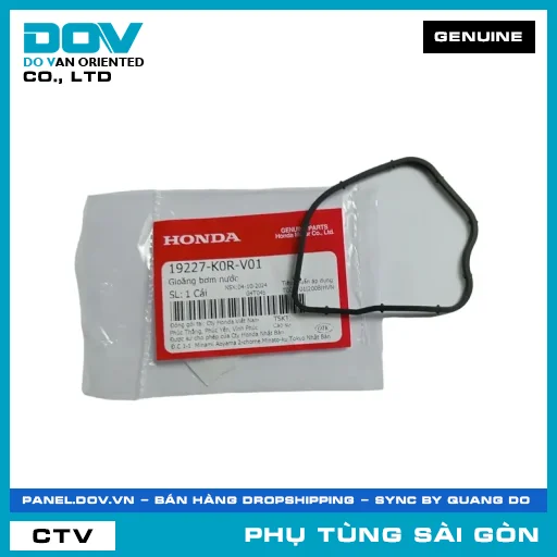 RON BƠM NƯỚC | HONDA PARTS CODE 19227K0RV01 — 19227K0RV01