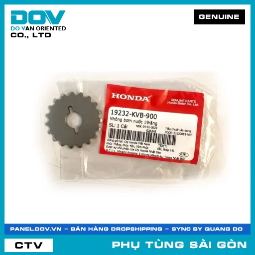 NHÔNG BƠM NƯỚC 19RĂNG | HONDA PARTS CODE 19232KVB900 — 19232KVB900