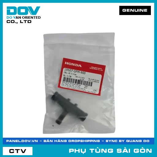 ĐẦU NỐI 3 CHẠC | HONDA PARTS CODE 19507GFM900 — 19507GFM900