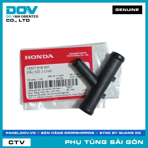 ĐẦU NỐI 3 CHẠC | HONDA PARTS CODE 19507KVB900 — 19507KVB900