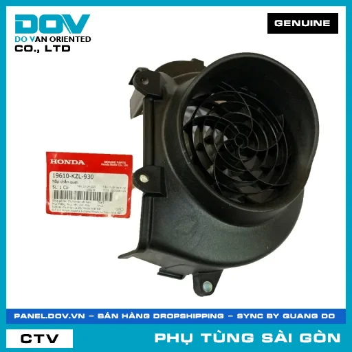 NẮP CHẮN QUẠT | HONDA PARTS CODE 19610KZL930 — 19610KZL930