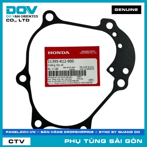 RON HỘP SỐ | HONDA PARTS CODE 21395K12900 — 21395K12900