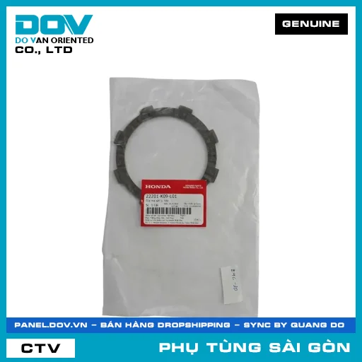 ĐĨA MA SÁT LY HỢP | HONDA PARTS CODE 22201K09L01 — 22201K09L01