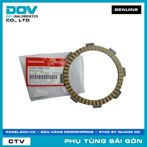 ĐĨA MA SÁT LY HỢP | HONDA PARTS CODE 22201KBW900 — 22201KBW900