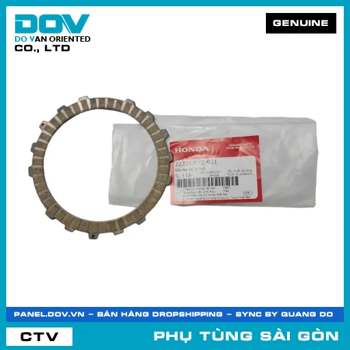 ĐĨA MA SÁT LY HỢP | HONDA PARTS CODE 22201KYZ901 — 22201KYZ901
