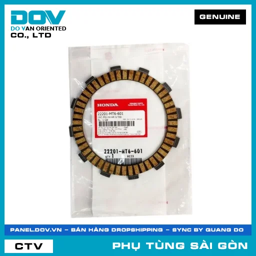 (G2) ĐĨA MA SÁT LY HỢP | HONDA PARTS CODE 22201MT6601 — 22201MT6601