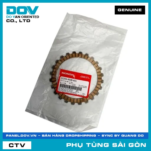 ĐĨA B MA SÁT LY HỢP | HONDA PARTS CODE 22204KWB601 — 22204KWB601