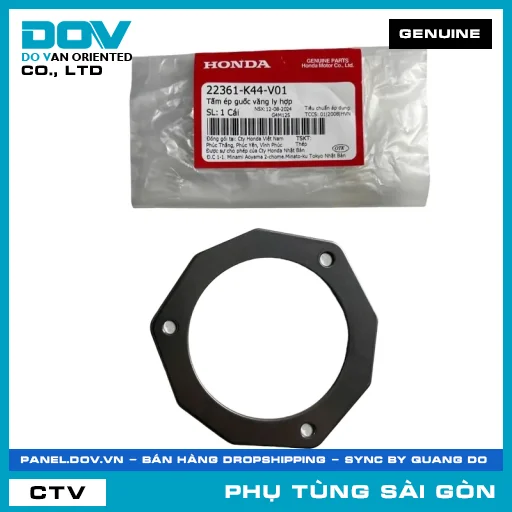 TẤM ÉP GUỐC VĂNG LY HỢP | HONDA PARTS CODE 22361K44V01 — 22361K44V01