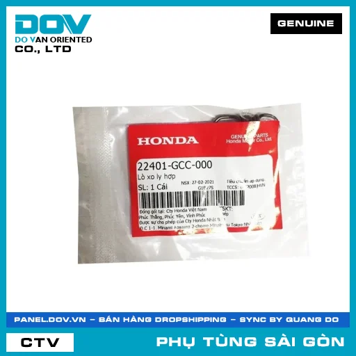LÒ XO LY HỢP | HONDA PARTS CODE 22401GCC000 — 22401GCC000