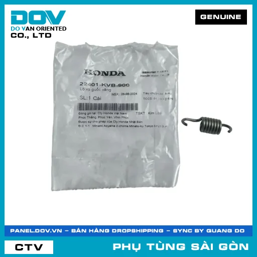 LÒ XO GUỐC VĂNG | HONDA PARTS CODE 22401KVB900 — 22401KVB900