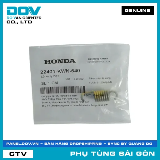 LÒ XO LY HỢP | HONDA PARTS CODE 22401KWN640 — 22401KWN640