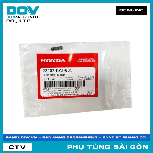 LÒ XO TRƯỢT LY HỢP | HONDA PARTS CODE 22402KYZ901 — 22402KYZ901