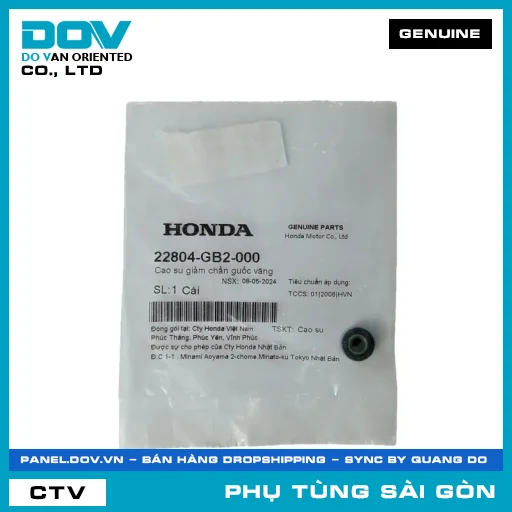 CAO SU GIẢM CHẤN GUỐC VĂNG | HONDA PARTS CODE 22804GB2000 — 22804GB2000