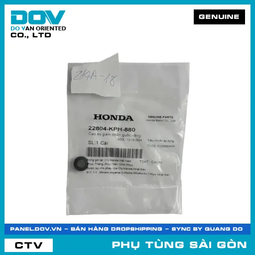 CAO SU GIẢM CHẤN GUỐC VĂNG | HONDA PARTS CODE 22804KPH880 — 22804KPH880