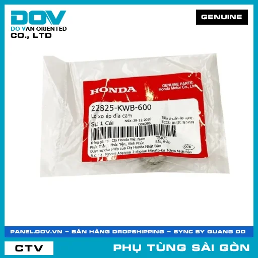 LÒ XO ÉP ĐĨA CAM | HONDA PARTS CODE 22825KWB600 — 22825KWB600