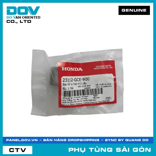 BẠC LÓT LY HỢP THỨ CẤP | HONDA PARTS CODE 23112GCE900 — 23112GCE900