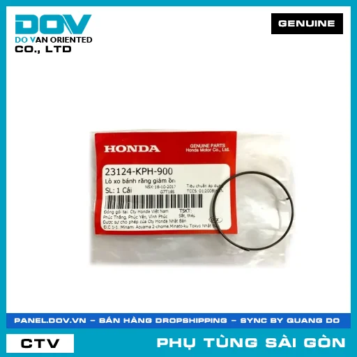 LÒ XO BÁNH RĂNG GIẢM ỒN | HONDA PARTS CODE 23124KPH900 — 23124KPH900