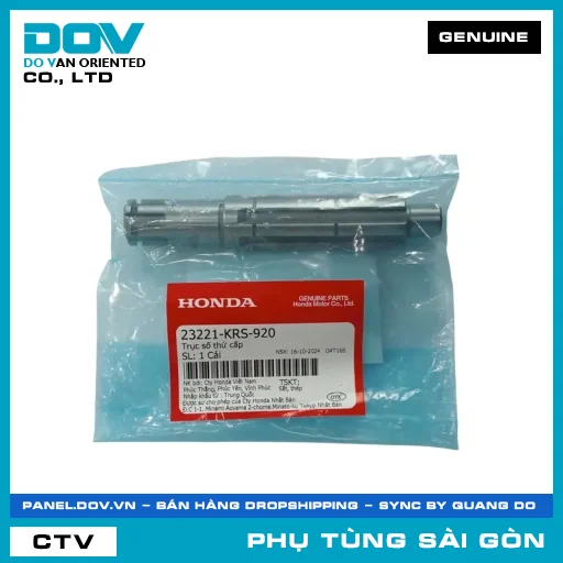 TRỤC SỐ THỨ CẤP | HONDA PARTS CODE 23221KRS920 — 23221KRS920