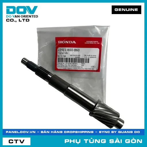 TRỤC SƠ CẤP | HONDA PARTS CODE 23411K60B60 — 23411K60B60