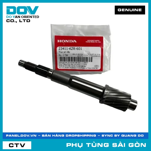 TRỤC SƠ CẤP | HONDA PARTS CODE 23411KZR601 — 23411KZR601