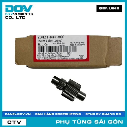 TRỤC THỨ CẤP (12RĂNG) | HONDA PARTS CODE 23421K44V00 — 23421K44V00