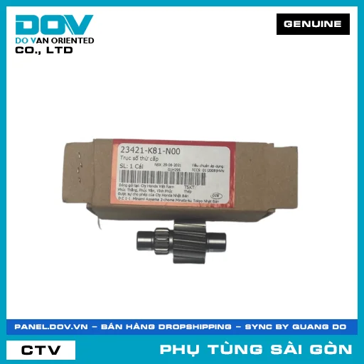 TRỤC SỐ THỨ CẤP | HONDA PARTS CODE 23421K81N00 — 23421K81N00