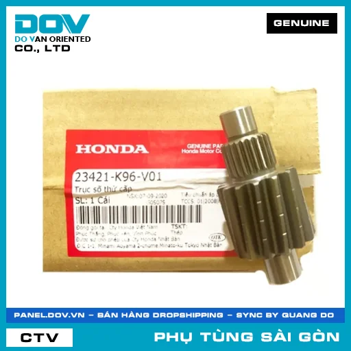 TRỤC SỐ THỨ CẤP | HONDA PARTS CODE 23421K96V01 — 23421K96V01
