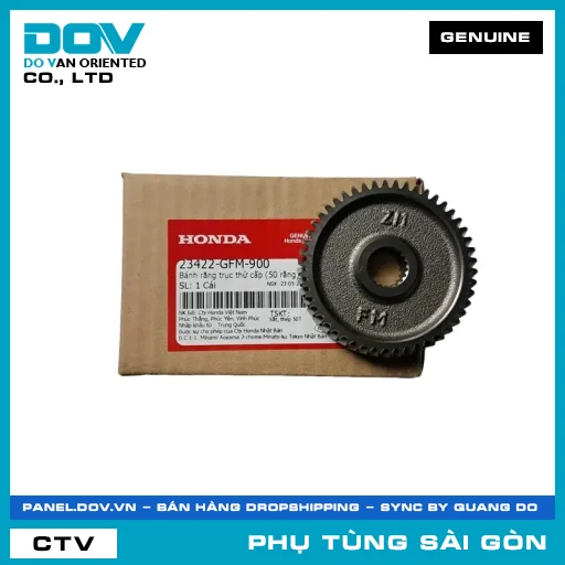 BÁNH RĂNG TRỤC THỨ CẤP (50 RĂNG) | HONDA PARTS CODE 23422GFM900 — 23422GFM900