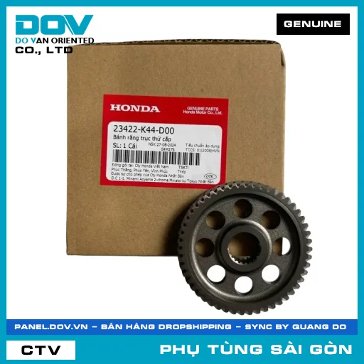 BÁNH RĂNG TRỤC THỨ CẤP | HONDA PARTS CODE 23422K44D00 — 23422K44D00