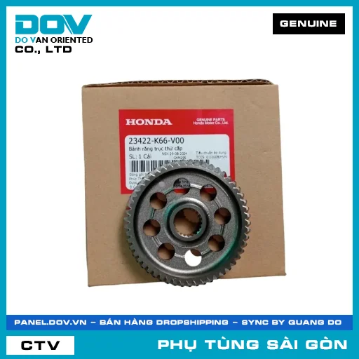 BÁNH RĂNG TRỤC THỨ CẤP | HONDA PARTS CODE 23422K66V00 — 23422K66V00