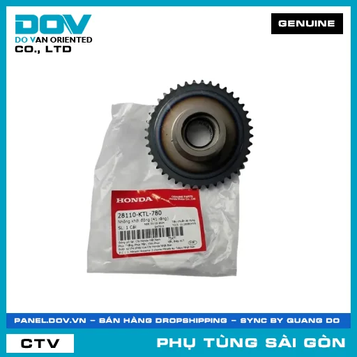 NHÔNG KHỞI ĐỘNG (41 RĂNG) | HONDA PARTS CODE 28110KTL780 — 28110KTL780