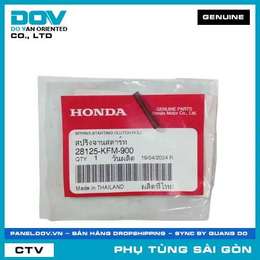 LÒ XO CHỐT ĐẨY BI KHỞI ĐỘNG | HONDA PARTS CODE 28125KFM900 — 28125KFM900