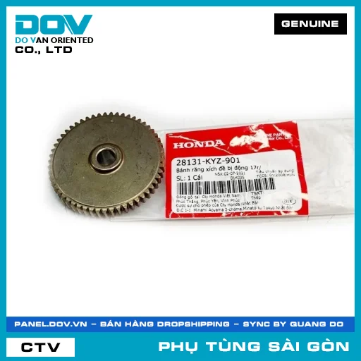 BÁNH RĂNG XÍCH ĐỀ BỊ ĐỘNG 17R/ | HONDA PARTS CODE 28131KYZ901 — 28131KYZ901