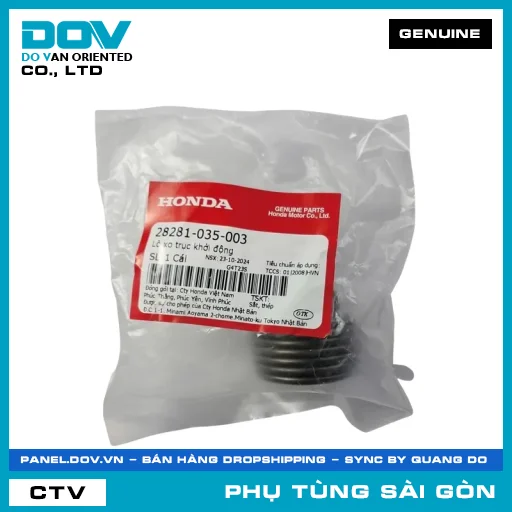 LÒ XO TRỤC KHỞI ĐỘNG | HONDA PARTS CODE 28281035003 — 28281035003