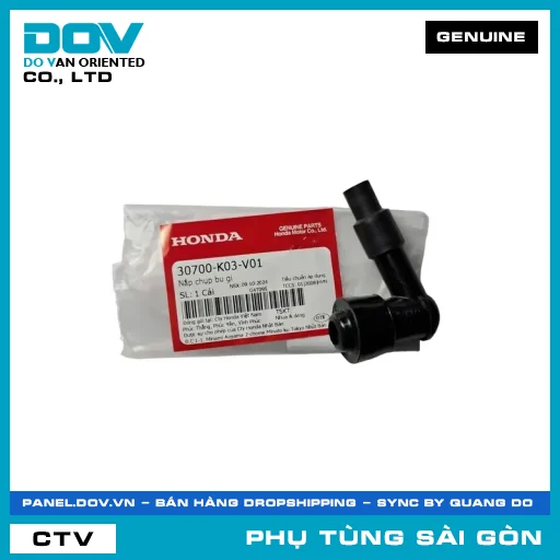 NẮP CHỤP BU GI | HONDA PARTS CODE 30700K03V01 — 30700K03V01