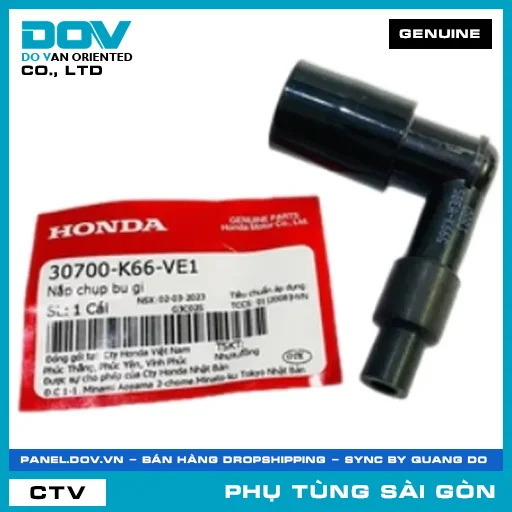 NẮP CHỤP BU GI | HONDA PARTS CODE 30700K66VE1 — 30700K66VE1