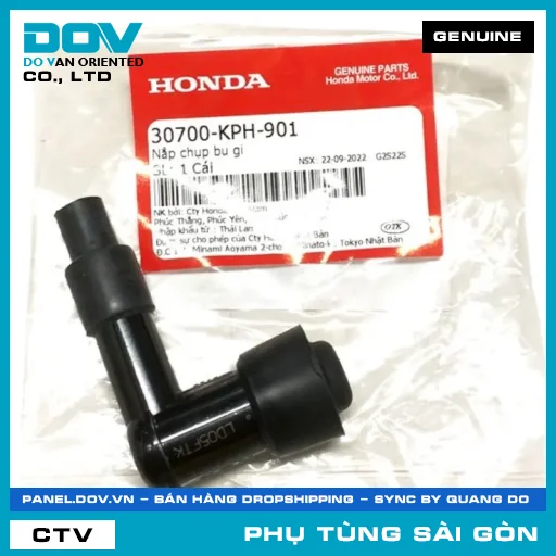 NẮP CHỤP BU GI | HONDA PARTS CODE 30700KPH901 — 30700KPH901