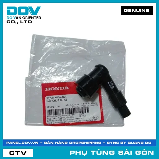 NẮP CHỤP BU GI | HONDA PARTS CODE 30700KWWB21 — 30700KWWB21
