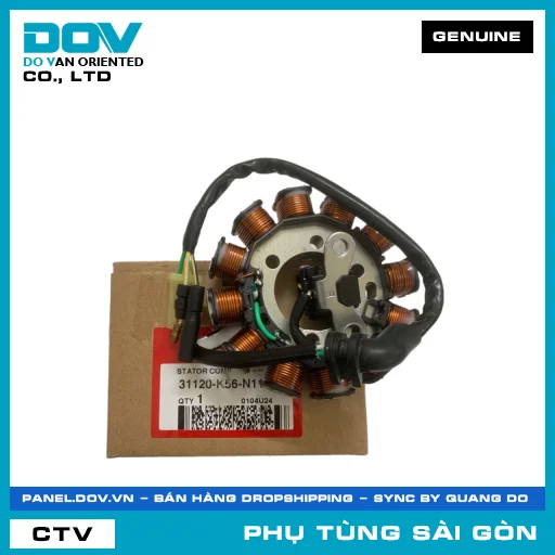CUỘN DÂY MÁY PHÁT ĐIỆN | HONDA PARTS CODE 31120K56N11 — 31120K56N11