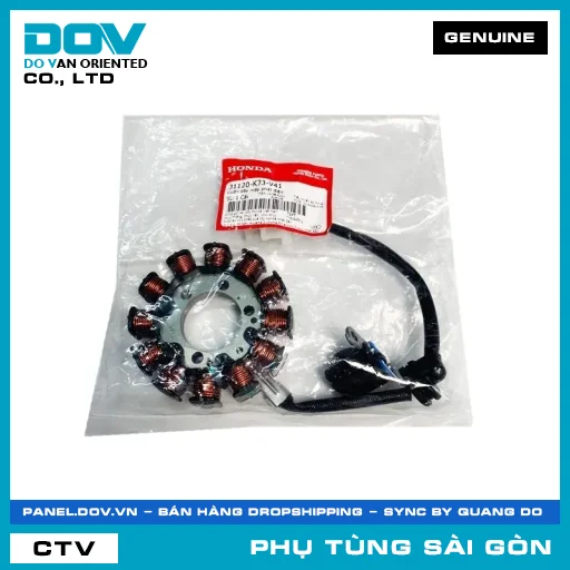 CUỘN DÂY MÁY PHÁT ĐIỆN | HONDA PARTS CODE 31120K73V41 — 31120K73V41