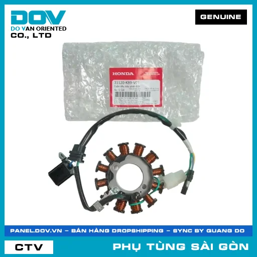 CUỘN DÂY MÁY PHÁT ĐIỆN | HONDA PARTS CODE 31120K89V01 — 31120K89V01